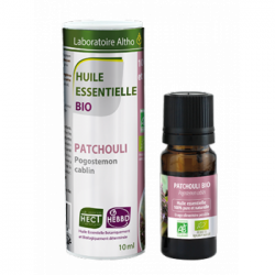 Organic patchouli essential oil, 10ml