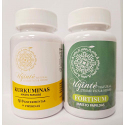 Special offer! Immunity food Supplements "Fortisum" + "Curcumin + Q10 + Piperine"